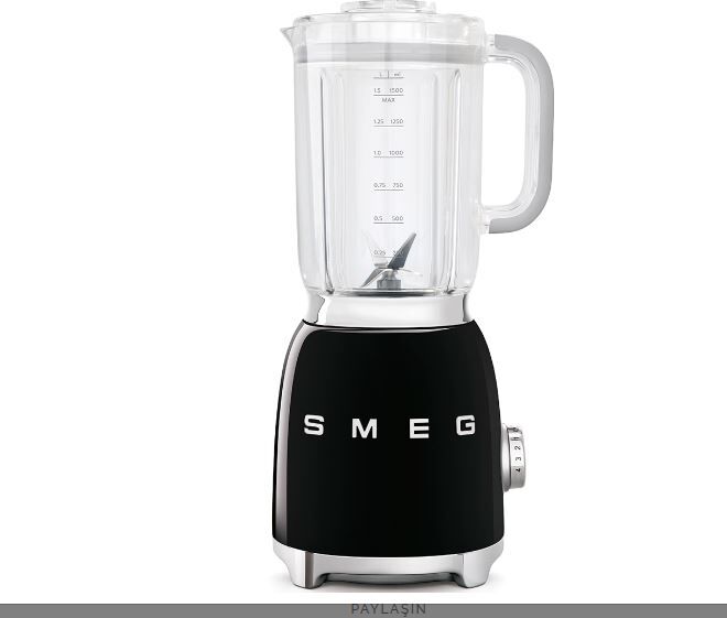 Smeg 50's Style Retro Siyah Blender