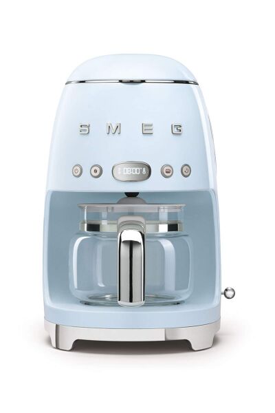 Smeg 50's Style Retro Pastel Mavi Filitre Kahve Makinesi