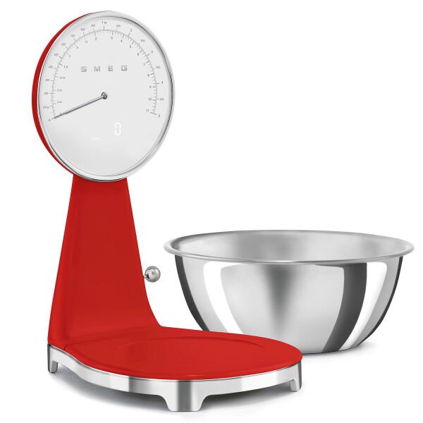 Smeg 50's Style Retro KSF01 Kırmızı Analog Mutfak Tartısı