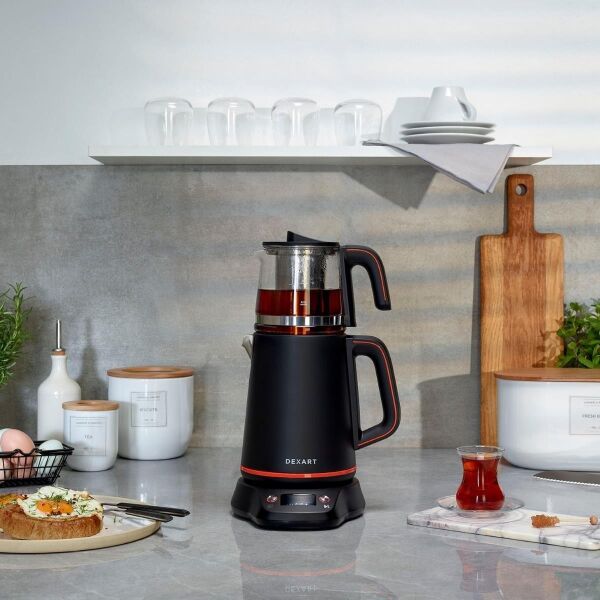 PerfectTea Dijital Çay Makinesi Siyah