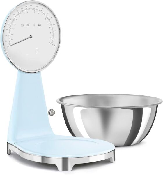 Smeg 50's Style Retro Pastel Mavi Analog Mutfak Tartısı