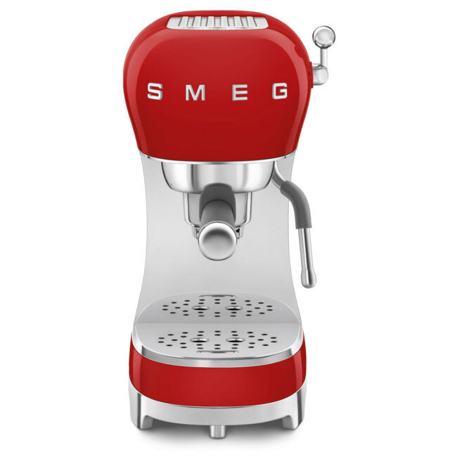 Smeg 50's Style Retro Kırmızı Manuel Espresso Kahve Makinesi