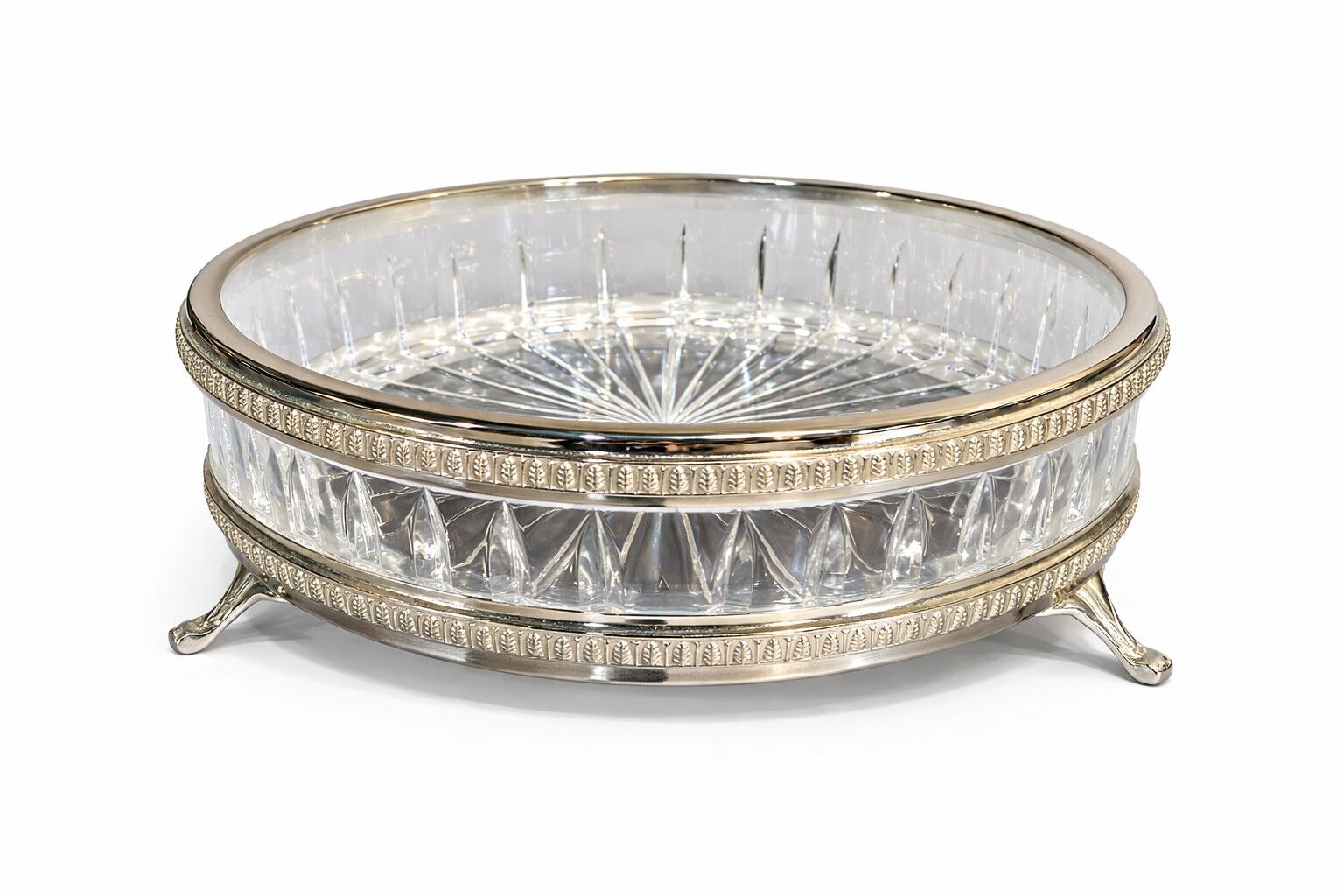 ALP GUMUS AYAKLI YAYVAN CAM KASE