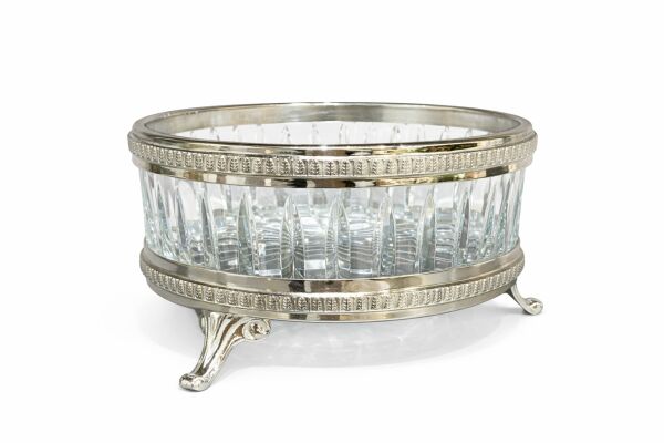 ALP GUMUS AYAKLI YAYVAN CAM KASE