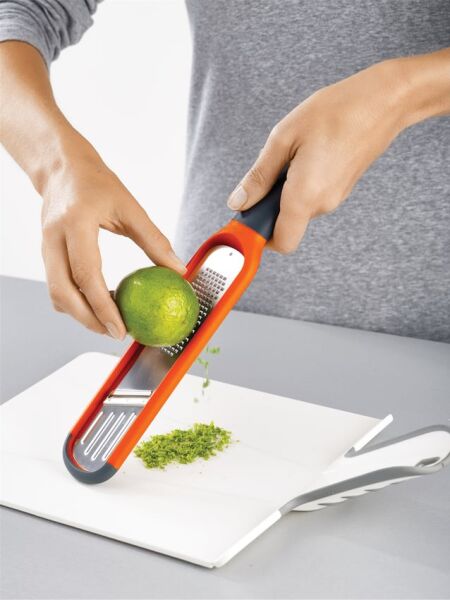 Handi-Grate 2'si 1 Arada Mini Rende ve Dilimleyici - Turuncu