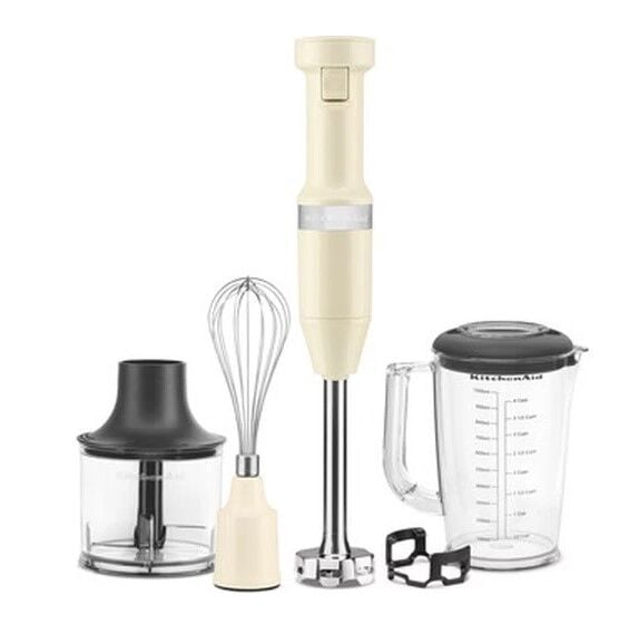 Kitchenaid Aksesuarlı El Blenderi 5KHBV83EAC -Almond Cream