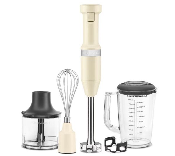 Kitchenaid Aksesuarlı El Blenderi 5KHBV83EAC -Almond Cream