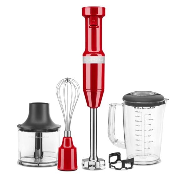Kitchenaid Aksesuarlı El Blenderi 5KHBV83EER -Empire Red