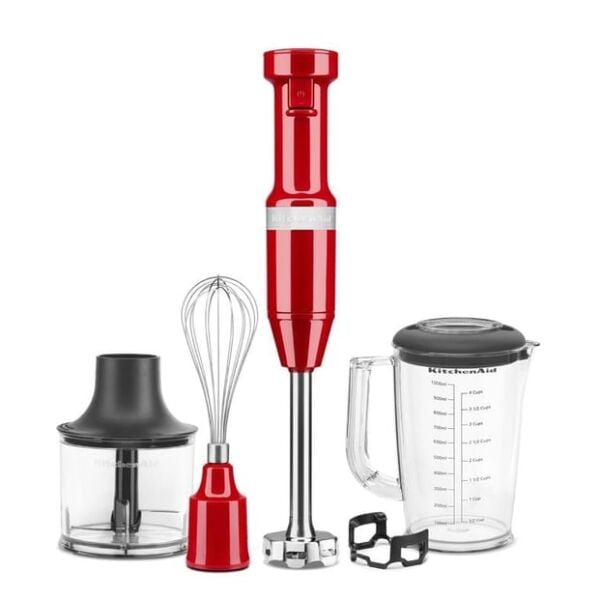 Kitchenaid Aksesuarlı El Blenderi 5KHBV83EER -Empire Red