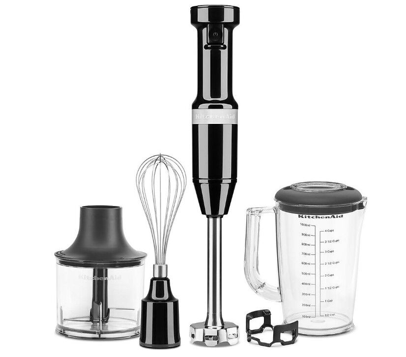 Kitchenaid Aksesuarlı El Blenderi 5KHBV83EOB -Onyx Black