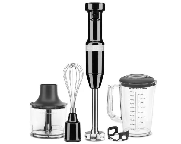Kitchenaid Aksesuarlı El Blenderi 5KHBV83EOB -Onyx Black