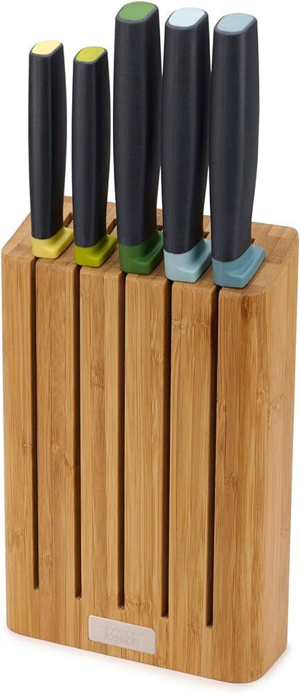Elevate 5'li Bıçak Bambu Blok Set