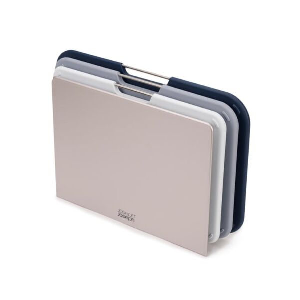 Nest 3'lü Kesme Tahta Seti - Gri