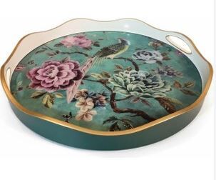 YUVARLAK  TEPSİ 40*5 TURKUAZ