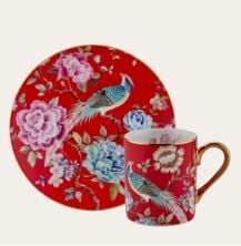 90CC  6'LI   KAHVE  FİNCANI  KIRMIZI