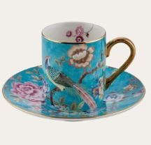 90CC 6'LI KAHVE FİNCANI TURKUAZ