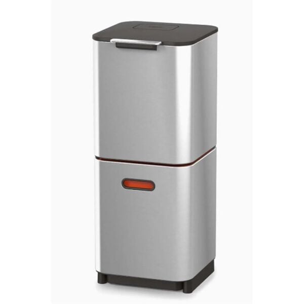 Totem Çöp Kovası 40 Litre Paslanmaz Çelik