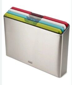 Joseph Joseph Folio Icon Çelik 4 Parça Kesme Tahtası Çok Renkli