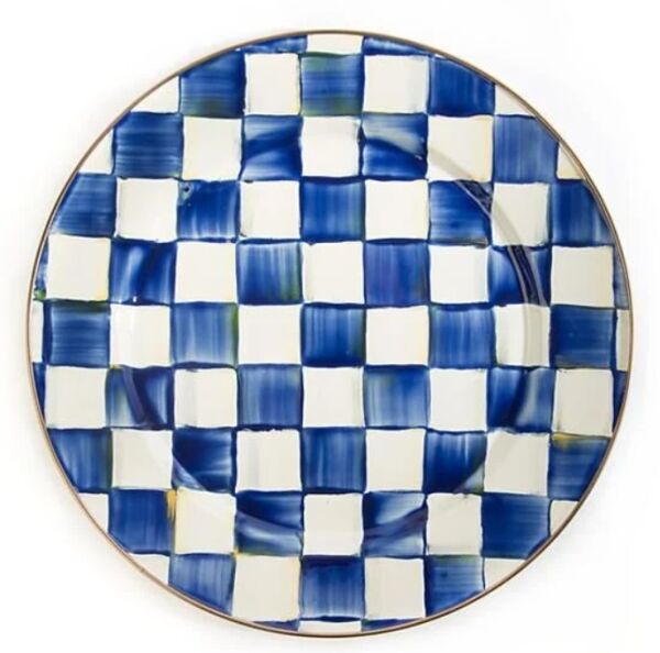 Royal Check Charger/Plate