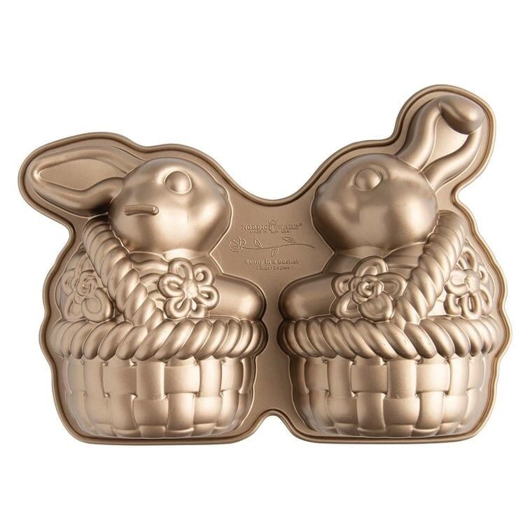 Nordicware Sepetteki Tavşan Kek Kalıbı