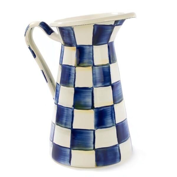 Royal Check Enamel Practical Pitcher - Medium