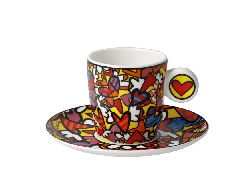 Romero Britto All We Need is Love Fincan