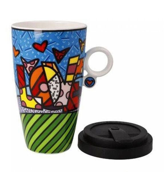 Romero Brıtto Mug To Go Love