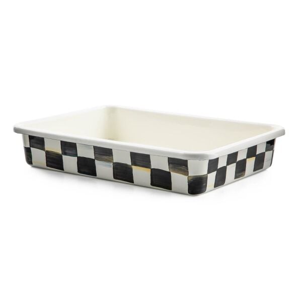 Courtly Check Enamel Baking Pan - 9 x 13