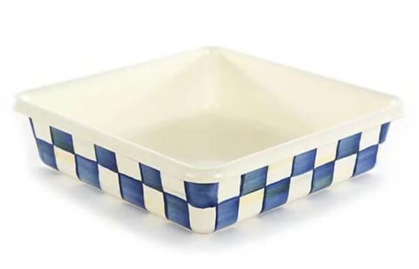 Royal Check Enamel Baking Pan - 8