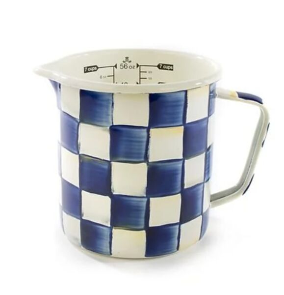 Royal Check Enamel 7 Cup Measuring Cup