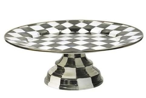 Courtly Check Large Pedestal Platter