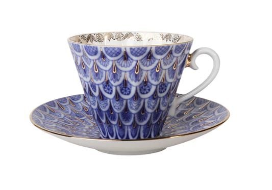 Fincan ve Tabak Çay Radyal Unutma Beni