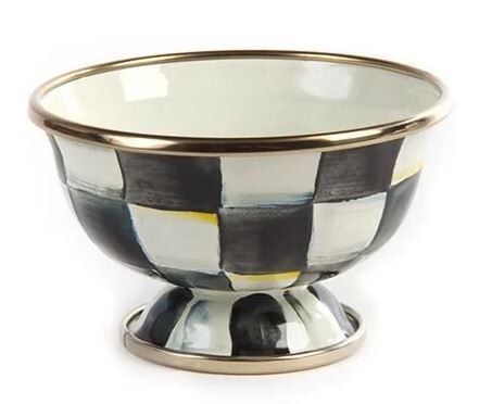 Courtly Check Enamel Little Sugar Bowl