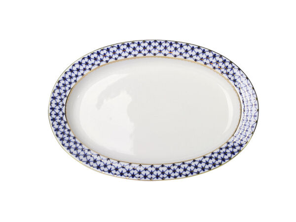 Servis Tabağı Oval 280 mm Gençlik Cobalt Net