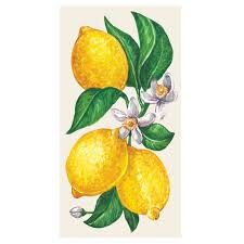 Lemons Guest Napkin - pack of 16