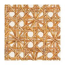 Rattan Weave Cocktail Napkin - Pack Of 20