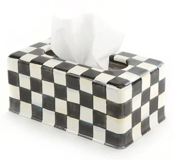 Courtly Check Standard Tissue Box Cover