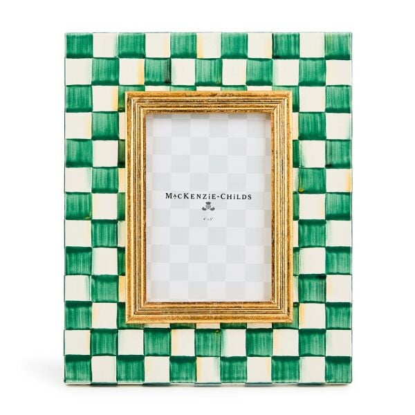 Emerald Check 4'' x 6'' Frame