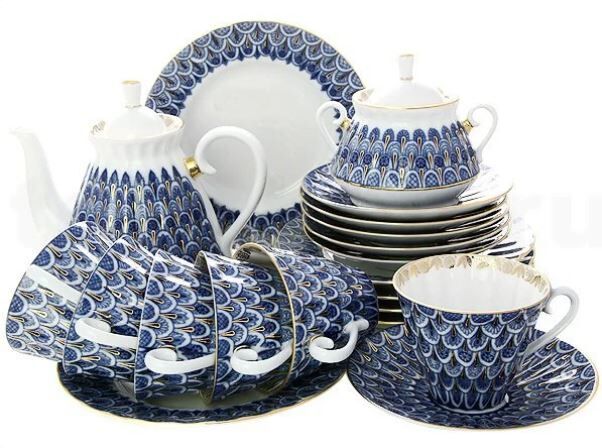 Çay seti Radial Unutma beni 6/2