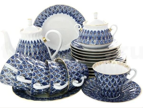Çay seti Radial Unutma beni 6/2