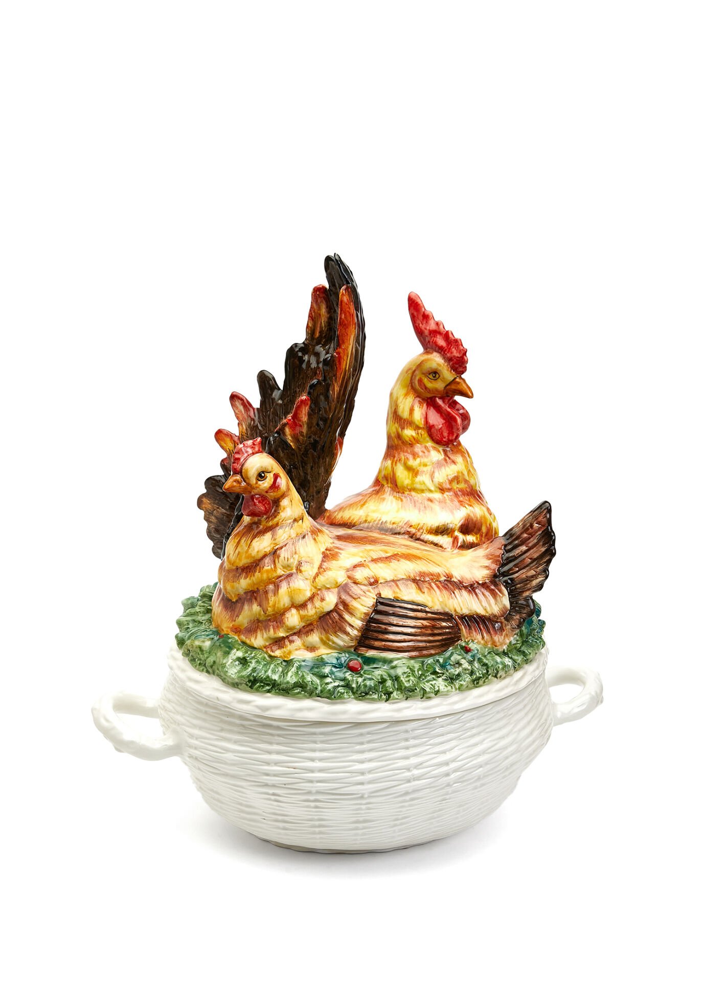 ÇORBA TENCERESİ HOROZ VE TAVUK FORMLU 40 cm 48 boy