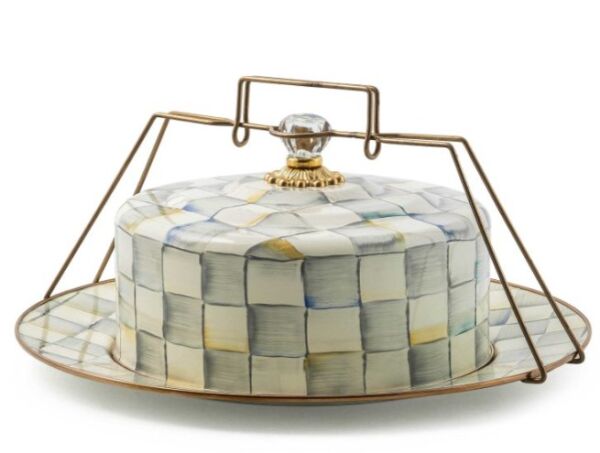 Sterling Check Cake Carrier