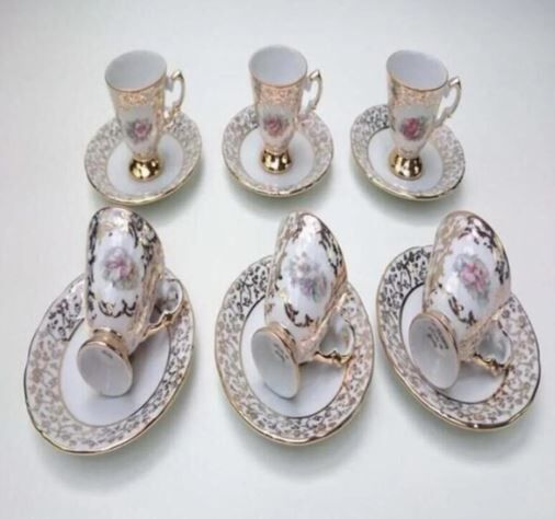 S.Clairy Art 070 6lı Kahve Fincan Seti 150ml