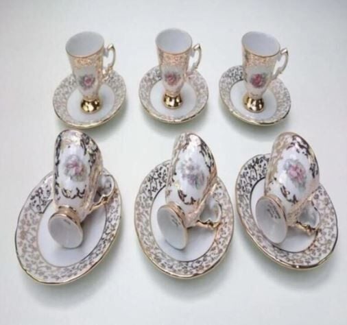 S.Clairy Art 070 6lı Kahve Fincan Seti 150ml