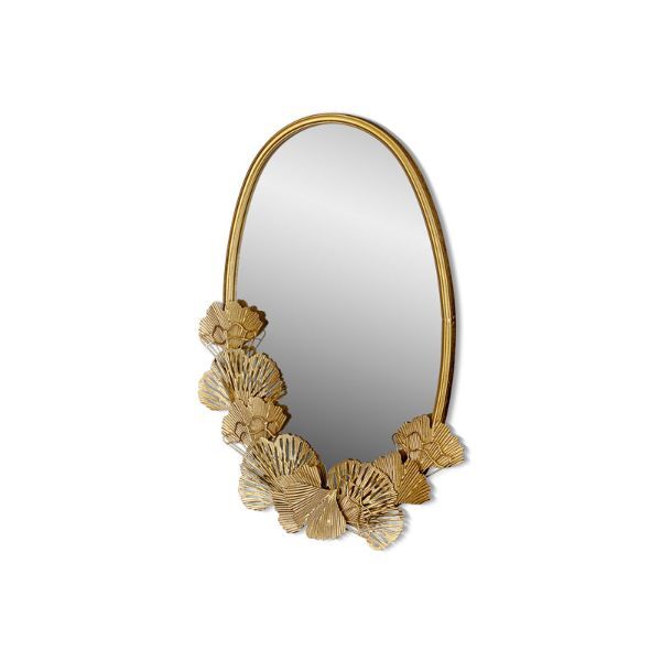 LEAF ELIPS AYNA GOLD 50X75 CM