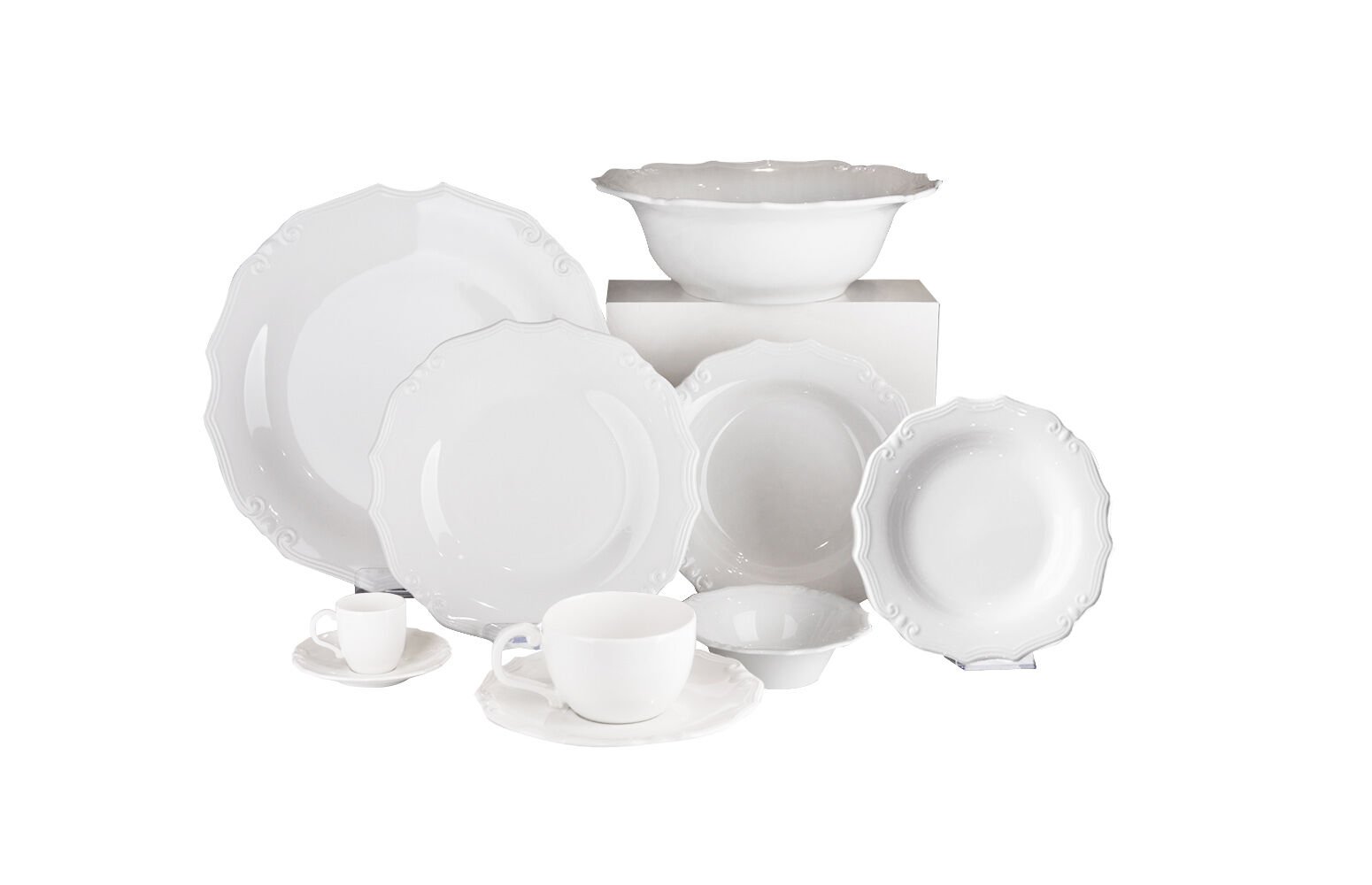 ROYAL CANTERBURY POETRY WHITE 50 PARCA YEMEK VE CAY TAKIMI