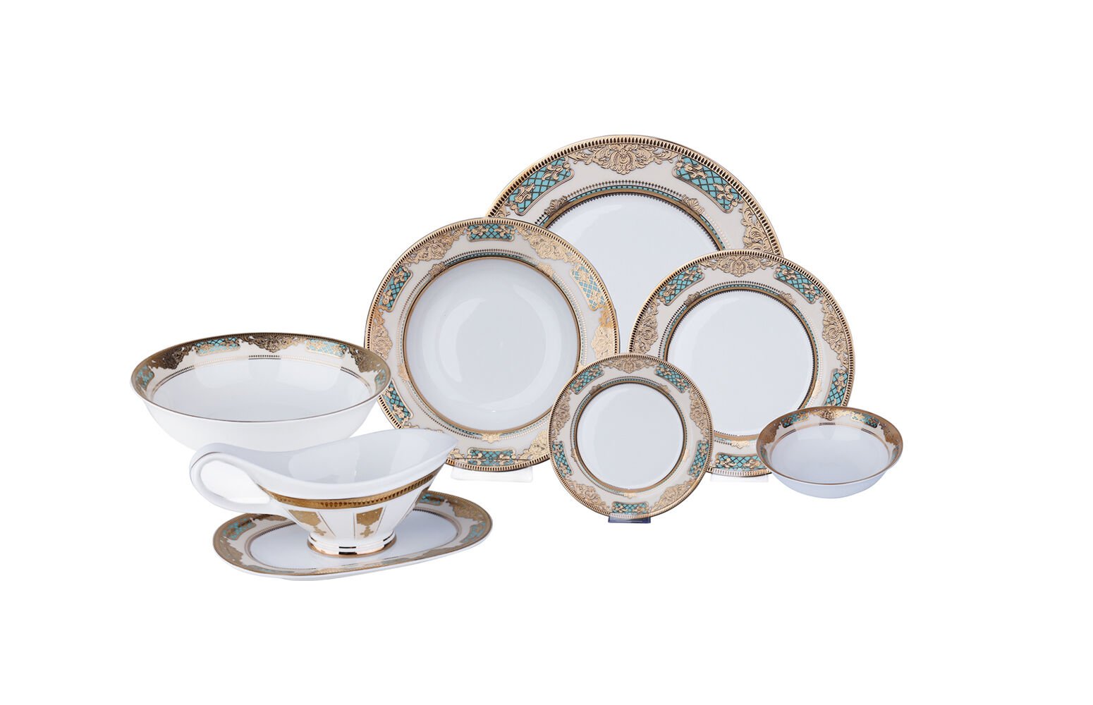 72 PARÇA BONE CHİNA FAUSTA YEMEK TAKIMI