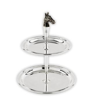 Horse 2 Katlı Servis 14x18cm