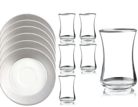 Silver ring 6 lı çay seti