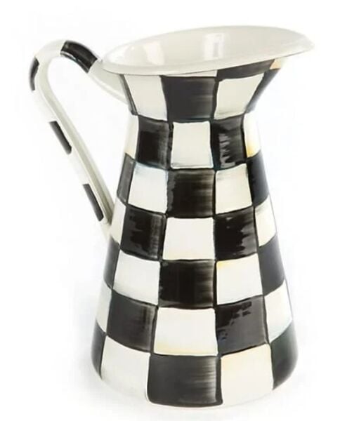 Courtly Check Enamel Practical Pitcher - Medium